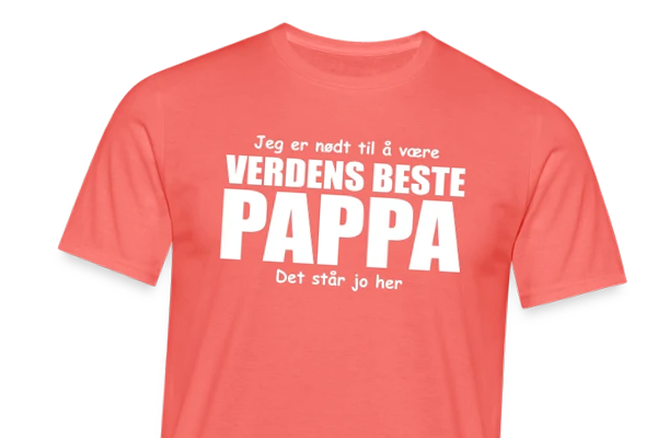 Verdens beste pappa T-skjorter
