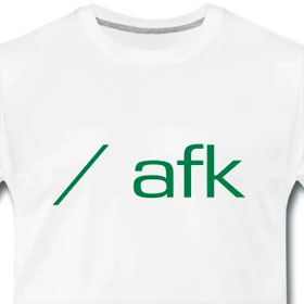AFK Away from keyboard t-shirt