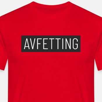 Avfetting