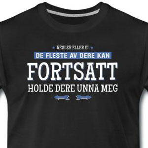 De fleste av dere kan fortsatt holde dere unna meg