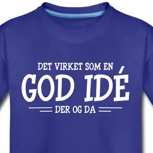 Det virket som en god idé der og da