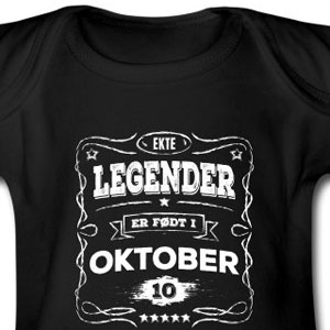 Ekte legender er født i oktober