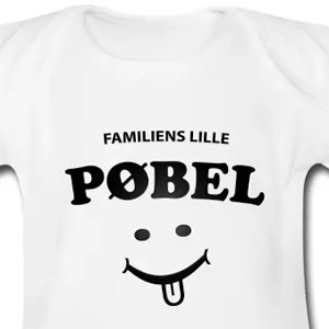 Familiens lille pøbel t-skjorte og babybody