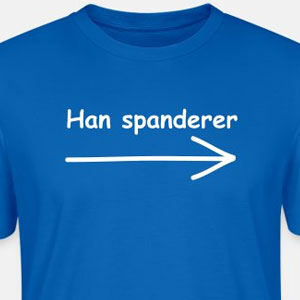 Han spanderer