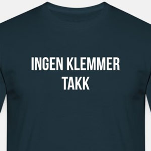 Ingen klemmer, takk