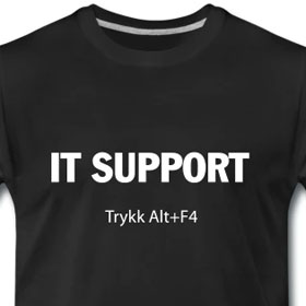 IT support - Trykk Alt+F4