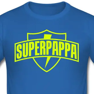 Superpappa t-skjorte