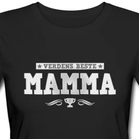 Verdens beste mamma T-skjorte
